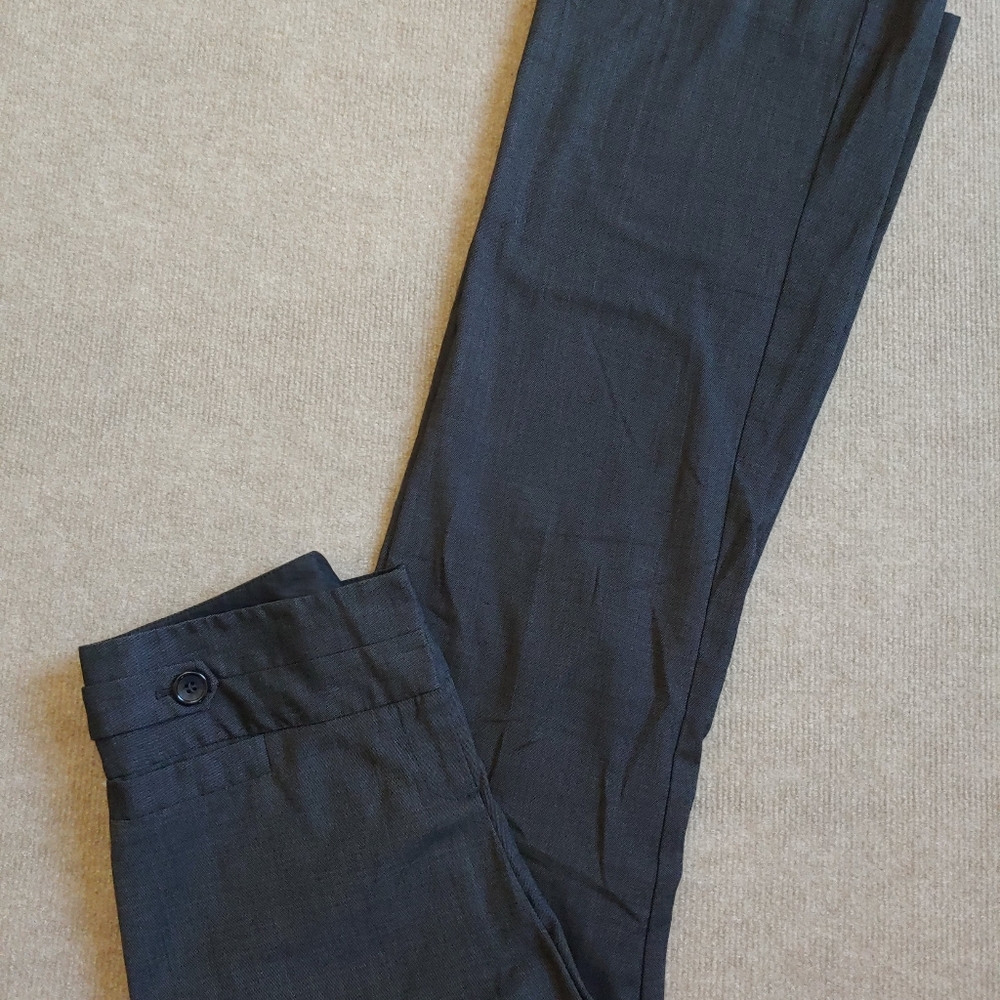 The Limited Cassidy Fit Dress Pants Womens Size 2 Black Patterned Flared Leg